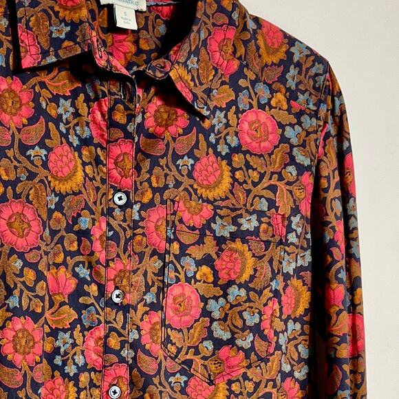 Sundance Fields of Florals Top Shirt Multi Color Sz S - Picture 8 of 9